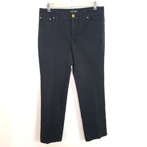 Randy Kemper black straight leg strength jean pant chino